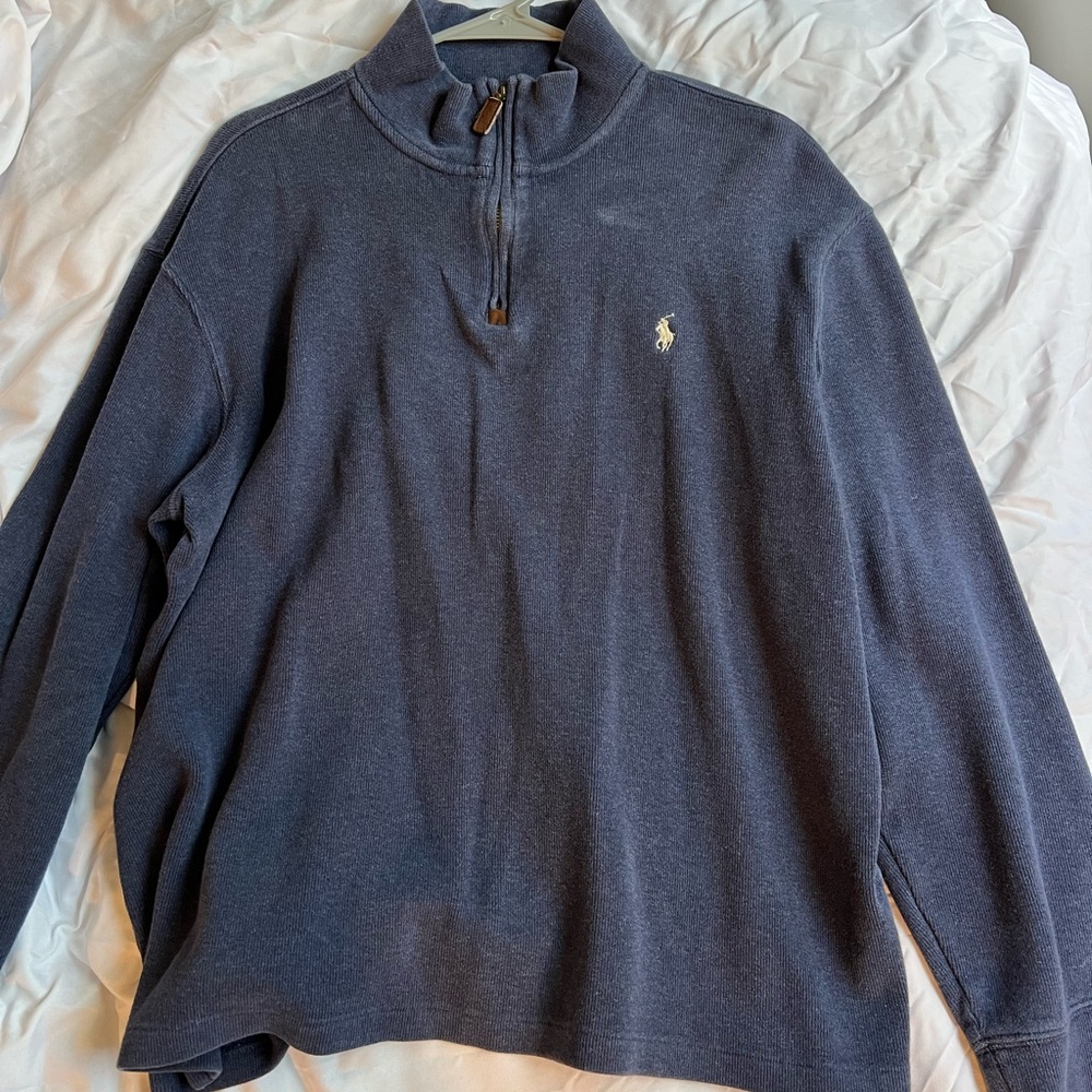 Men’s Large Ralph Lauren Quarterzip Navy